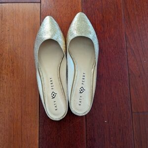 Katy Perry Gold Footwear